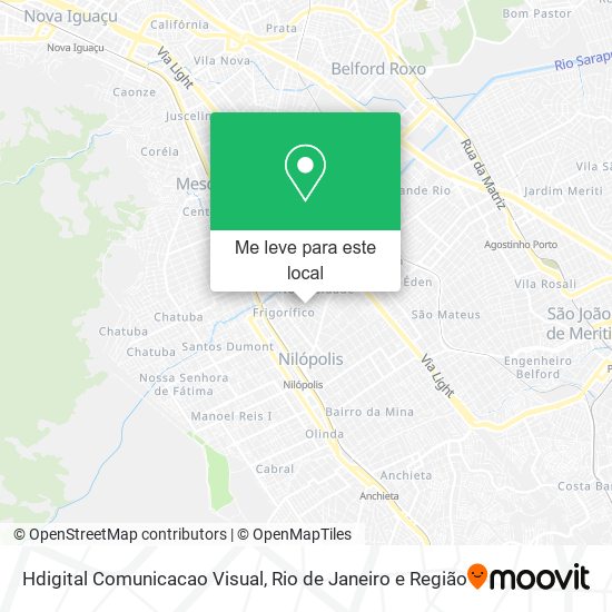 Hdigital Comunicacao Visual mapa