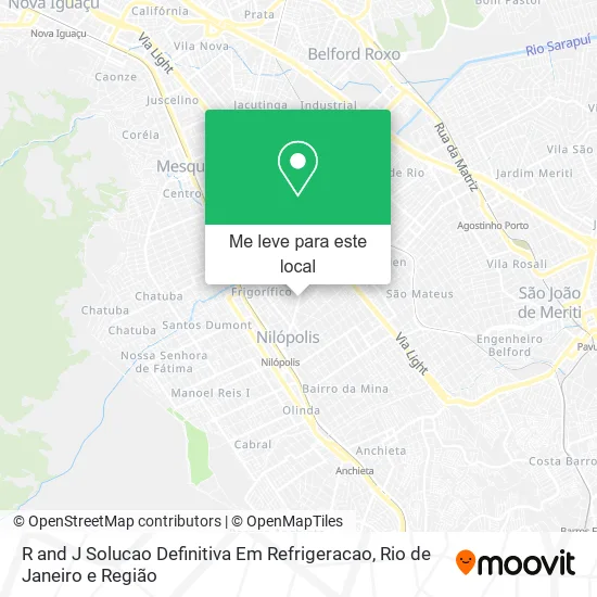R and J Solucao Definitiva Em Refrigeracao mapa