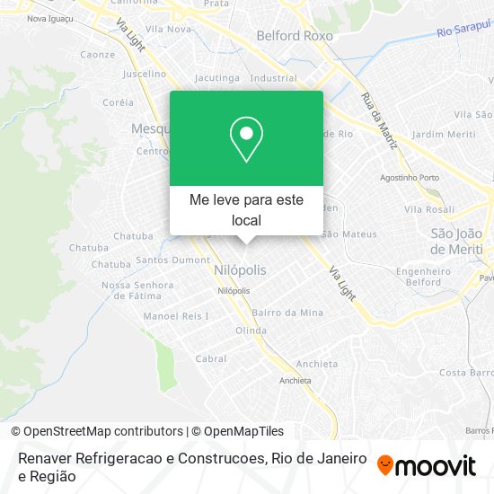 Renaver Refrigeracao e Construcoes mapa