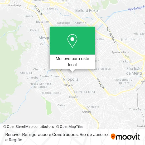 Renaver Refrigeracao e Construcoes mapa