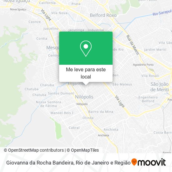 Giovanna da Rocha Bandeira mapa