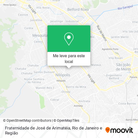 Fraternidade de José de Arimatéia mapa
