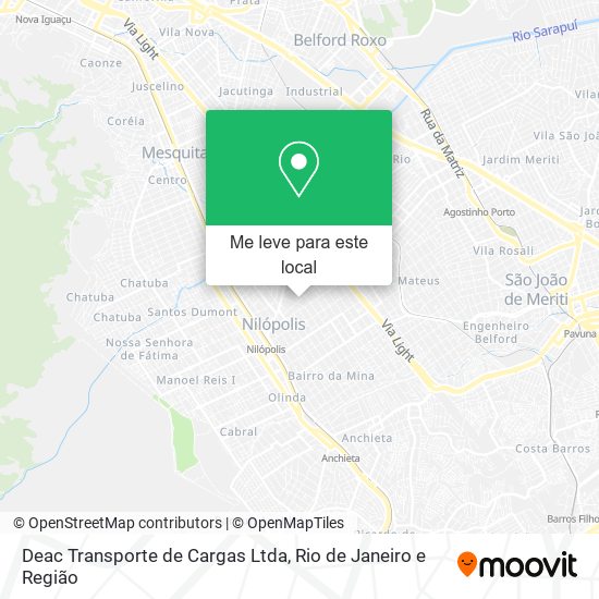Deac Transporte de Cargas Ltda mapa