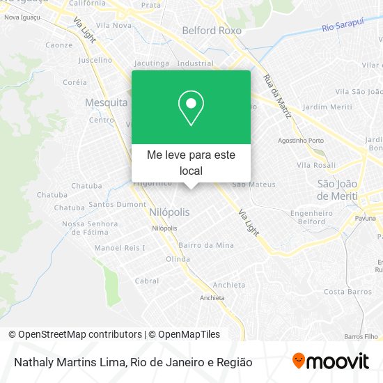Nathaly Martins Lima mapa