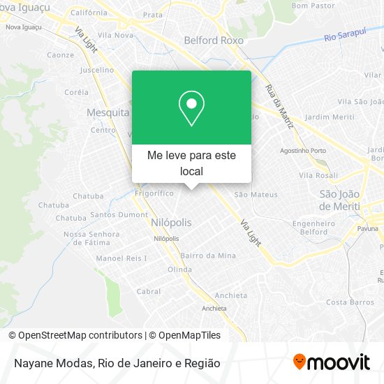 Nayane Modas mapa