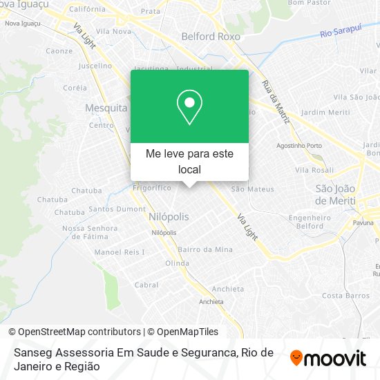 Sanseg Assessoria Em Saude e Seguranca mapa
