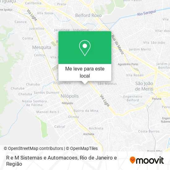 R e M Sistemas e Automacoes mapa