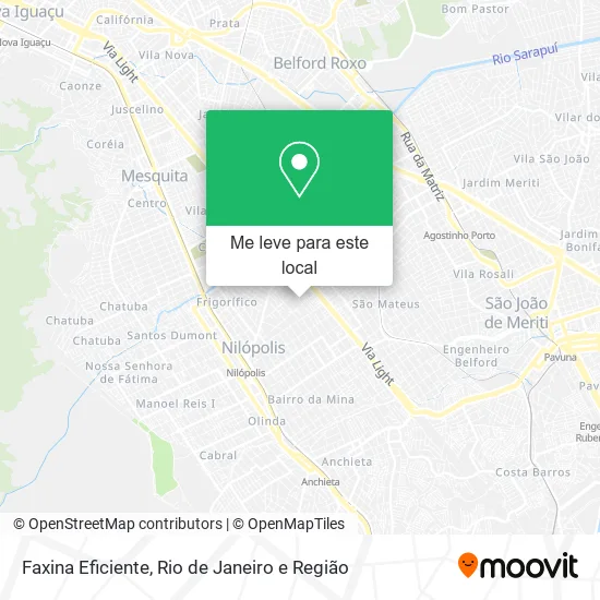 Faxina Eficiente mapa