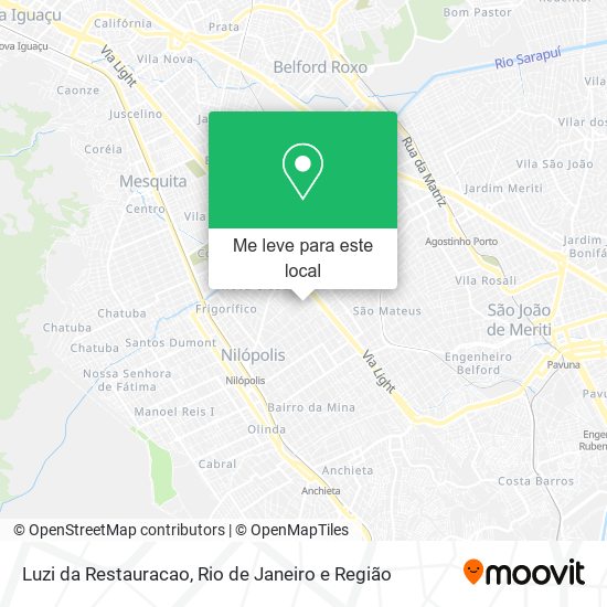 Luzi da Restauracao mapa