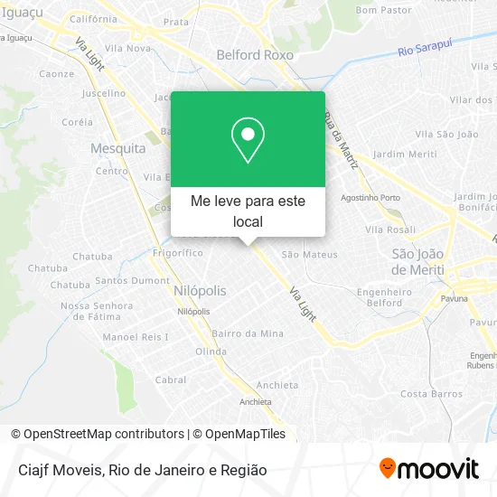 Ciajf Moveis mapa