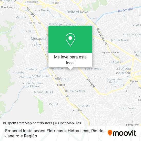 Emanuel Instalacoes Eletricas e Hidraulicas mapa