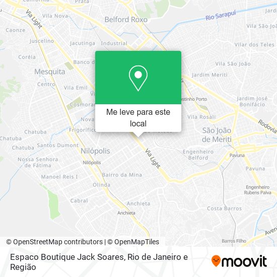 Espaco Boutique Jack Soares mapa