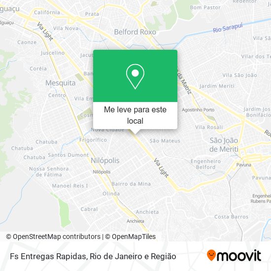 Fs Entregas Rapidas mapa