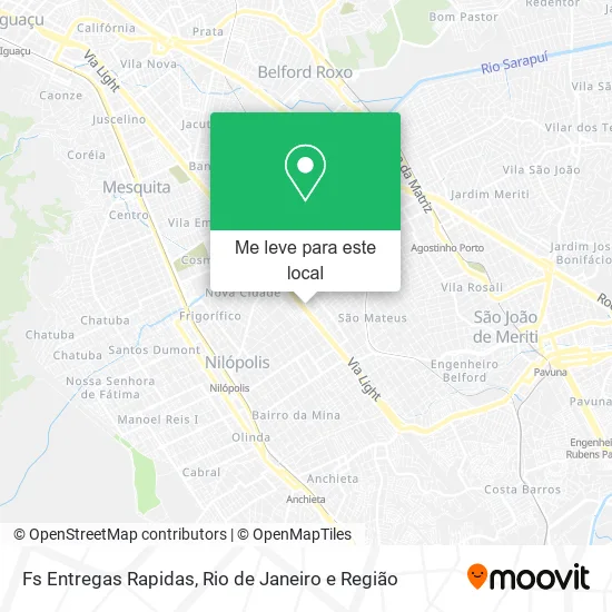 Fs Entregas Rapidas mapa