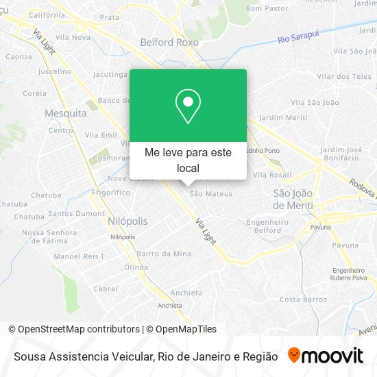 Sousa Assistencia Veicular mapa