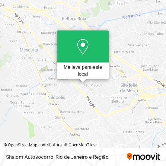 Shalom Autosocorro mapa