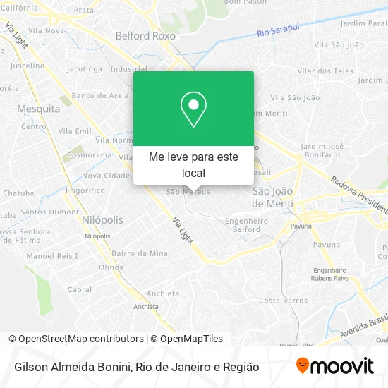 Gilson Almeida Bonini mapa