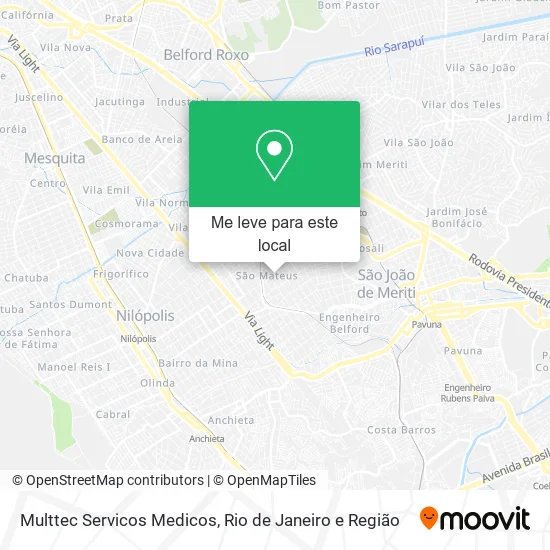 Multtec Servicos Medicos mapa