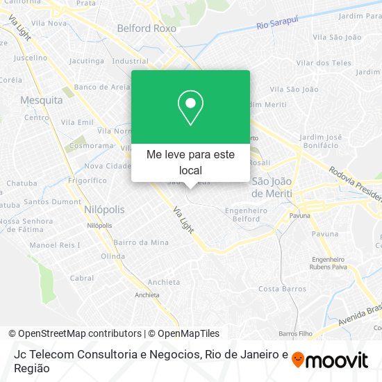 Jc Telecom Consultoria e Negocios mapa