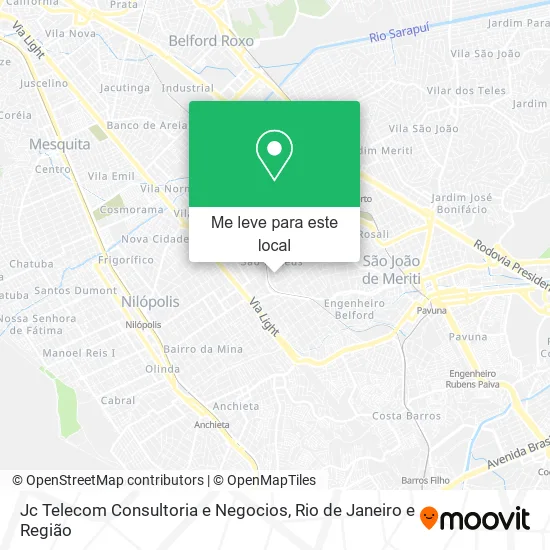 Jc Telecom Consultoria e Negocios mapa