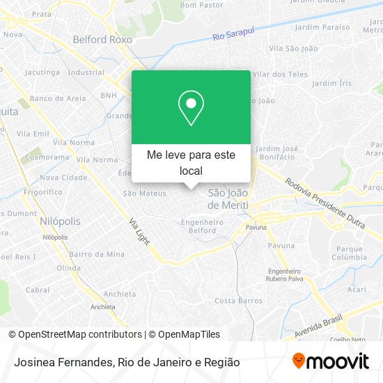 Josinea Fernandes mapa