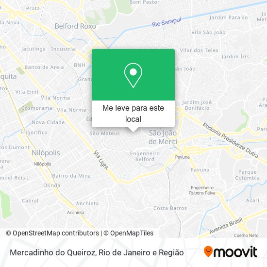 Mercadinho do Queiroz mapa