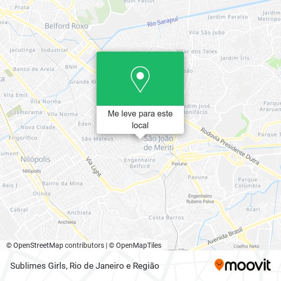 Sublimes Girls mapa