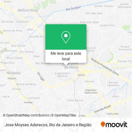 Jose Moyses Aderecos mapa