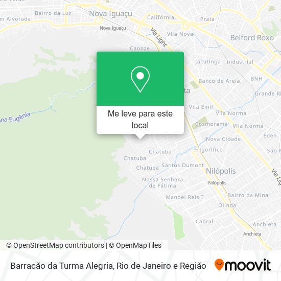Barracão da Turma Alegria mapa