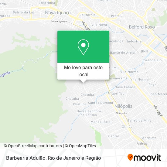 Barbearia Adulão mapa