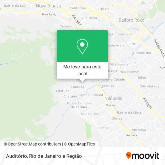Auditório mapa