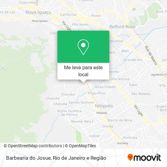 Barbearia do Josue mapa