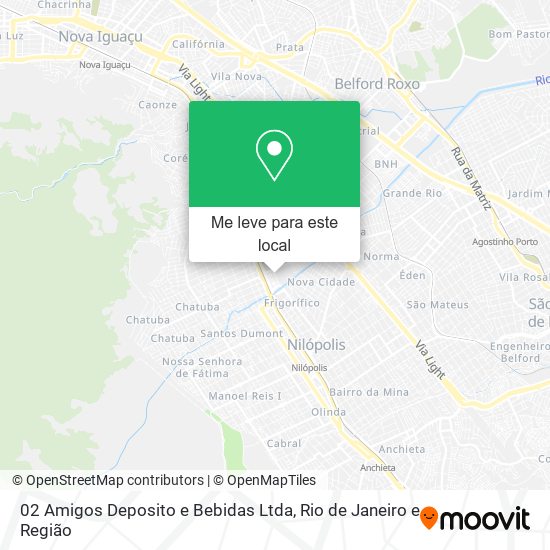 02 Amigos Deposito e Bebidas Ltda mapa