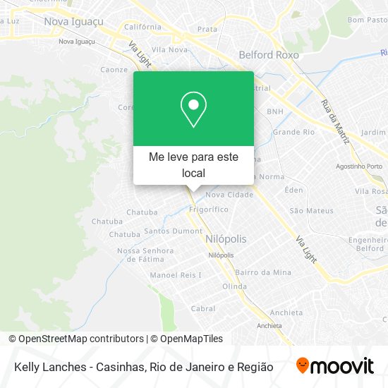 Kelly Lanches - Casinhas mapa