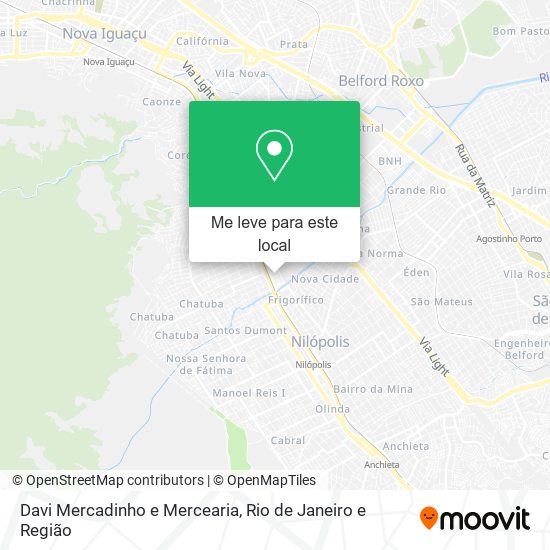 Davi Mercadinho e Mercearia mapa