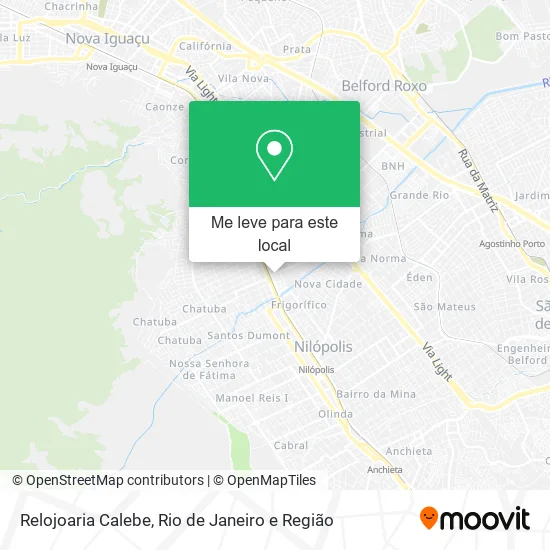 Relojoaria Calebe mapa