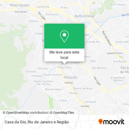 Casa da Gio mapa
