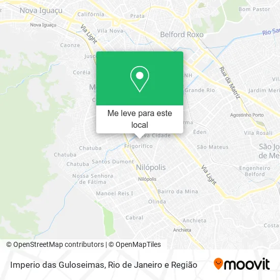 Imperio das Guloseimas mapa