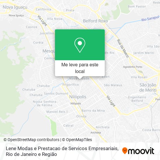 Lene Modas e Prestacao de Servicos Empresariais mapa