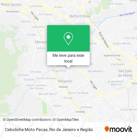 Cebolinha Moto Pecas mapa