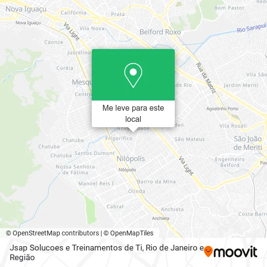 Jsap Solucoes e Treinamentos de Ti mapa