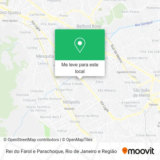 Rei do Farol e Parachoque mapa