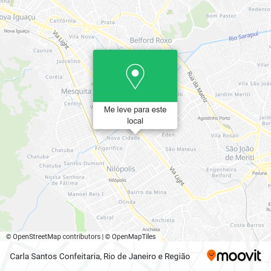 Carla Santos Confeitaria mapa