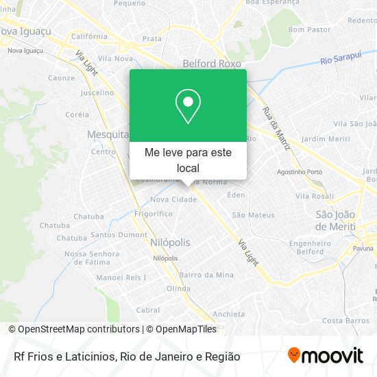 Rf Frios e Laticinios mapa