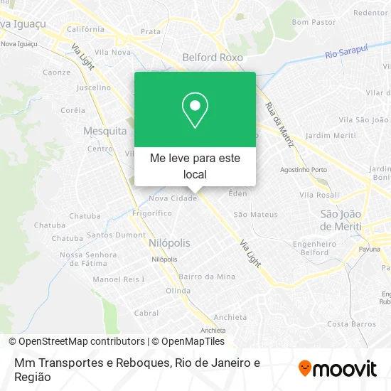 Mm Transportes e Reboques mapa
