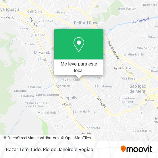 Bazar Tem Tudo mapa