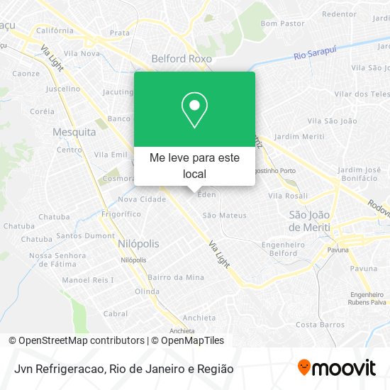 Jvn Refrigeracao mapa