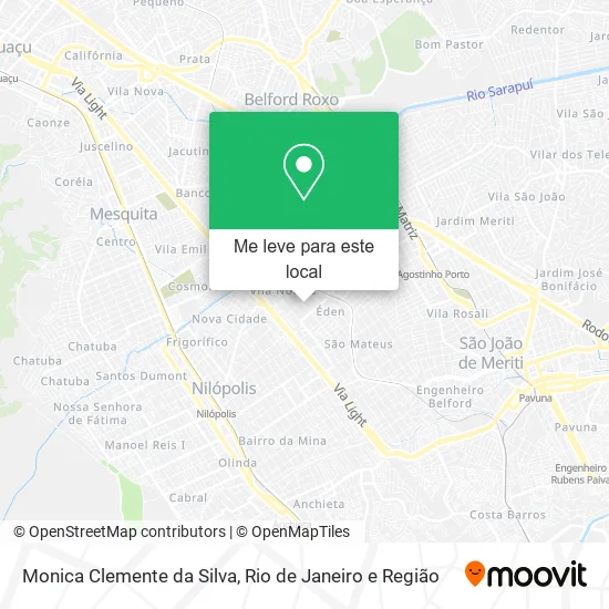 Monica Clemente da Silva mapa