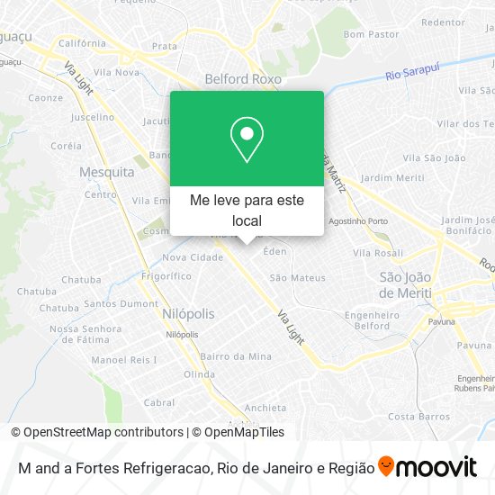 M and a Fortes Refrigeracao mapa