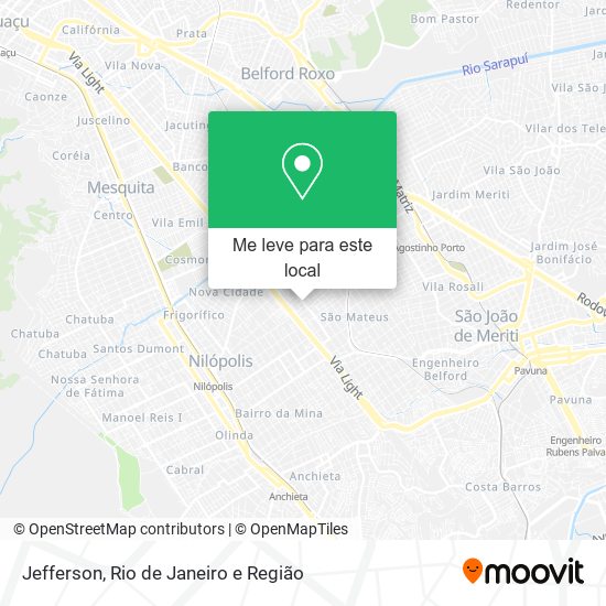 Jefferson mapa